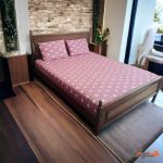 ملحفه کشدار 2نفره طرح بهشت (صورتی) کد MT18035264