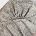 ملحفه کشدار تکنفره پتینه طوسی