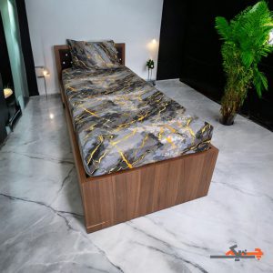 ملحفه کشدار اسپرت تکنفره خاکستری