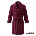 حوله پالتویی شیک کلاهدار زرشکی تنپاک