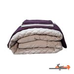سرویس لحاف و روتختی دونفره با لحاف پنبه دوزی (طوسی/بنفش) کد SLB0402211 - تصویر 4
