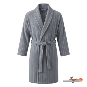 حوله پالتویی کلاهدار خاکستری تنپاک